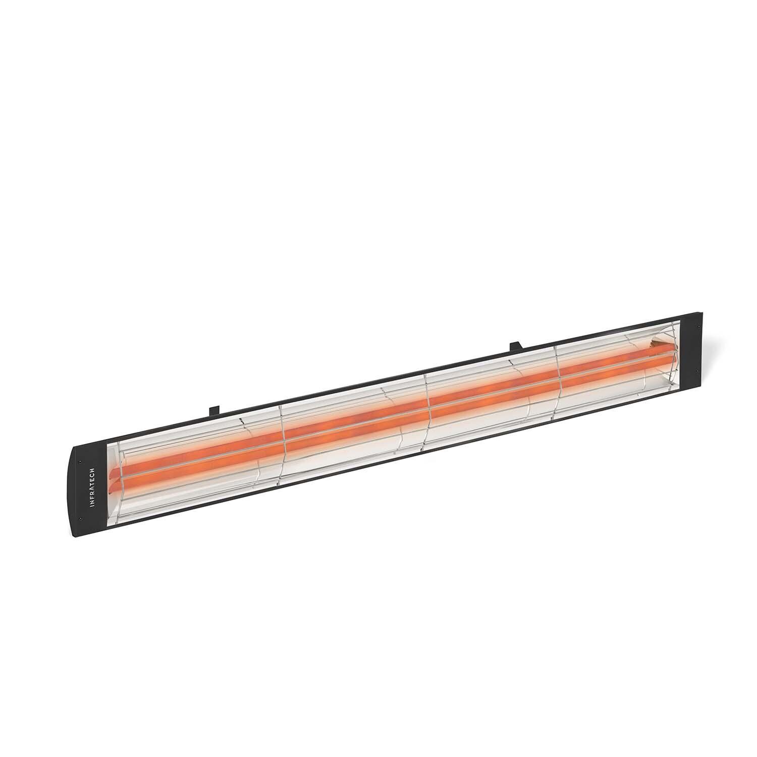 Infratech CD-Series 61 1/4-Inch 6000W Dual Element Electric Infrared Patio Heater - 240V - Black  - CD6024BL