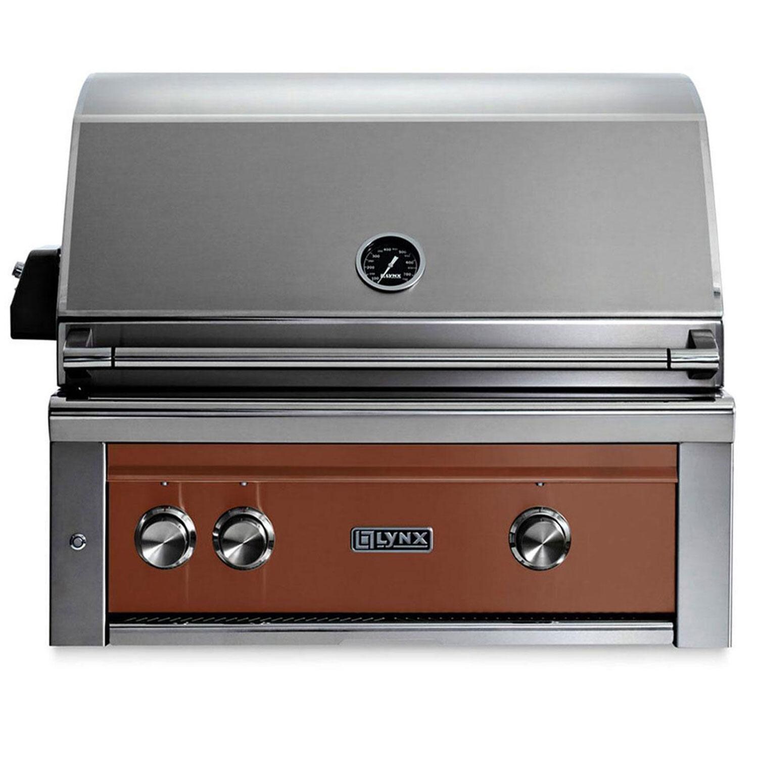 Lynx L30R-3-SING Professional 30 Inch Built-In Natural Gas Grill w/ Rotisserie in Sierra - Display - White Background thumbnail