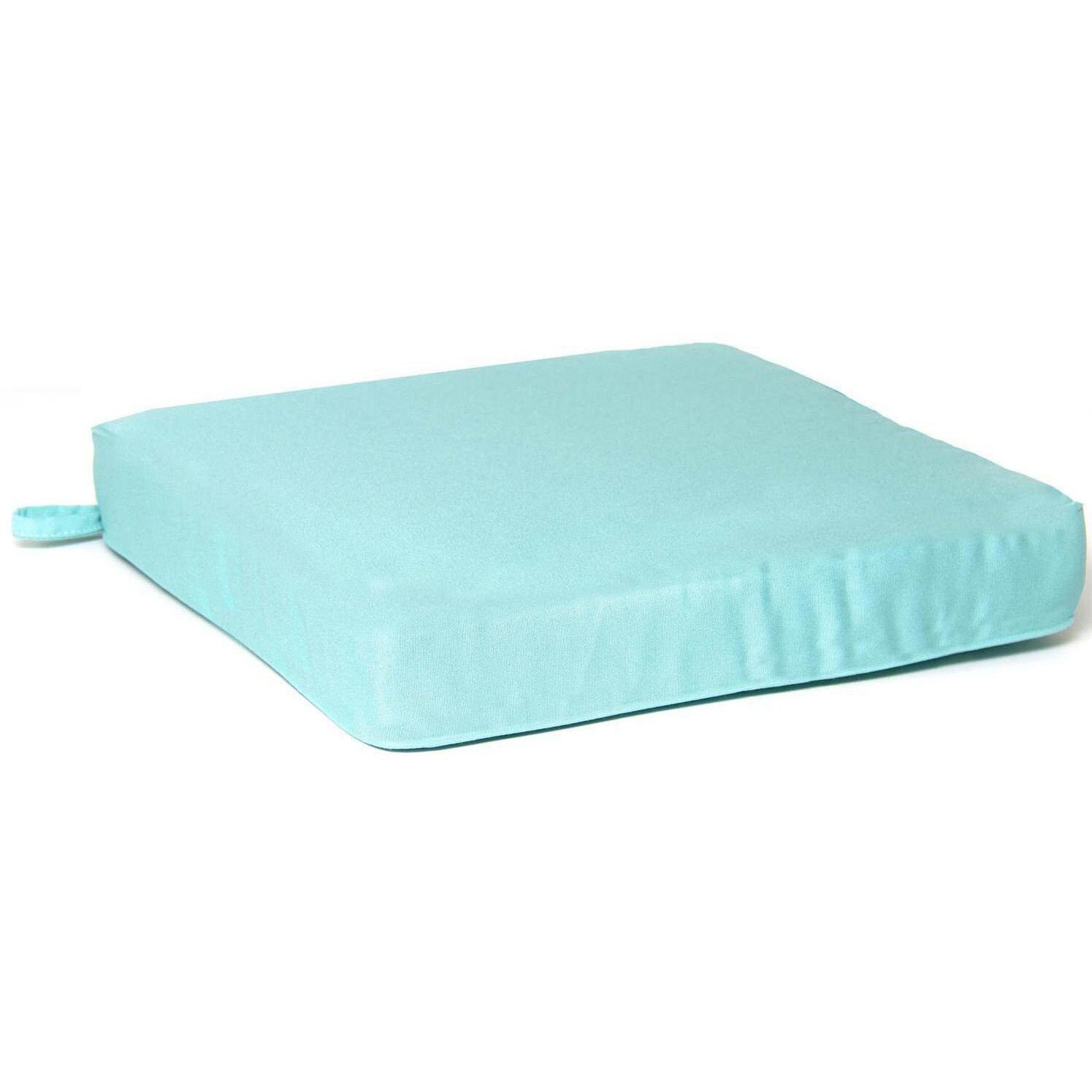 Sunbrella Canvas Glacier Extra Large Outdoor Replacement Seat Cushion W