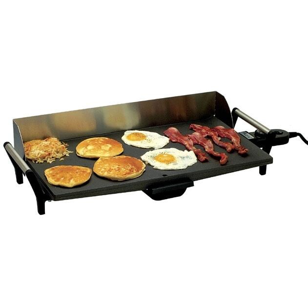 Broilking Model PCG-10 Professional Griddle - Stainless Handles And Backsplash