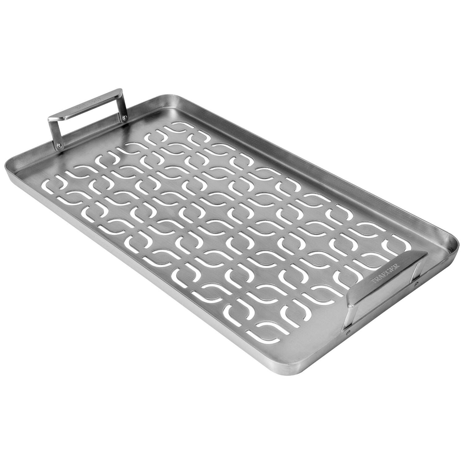 Traeger BAC610 ModiFIRE Fish & Veggie Stainless Steel Grill Tray thumbnail