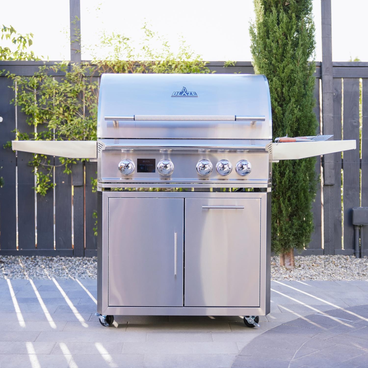 Blaze LTE PRO 32-in 4-Burner Propane Grill w/ Digital Temperature Screen & Rotisserie