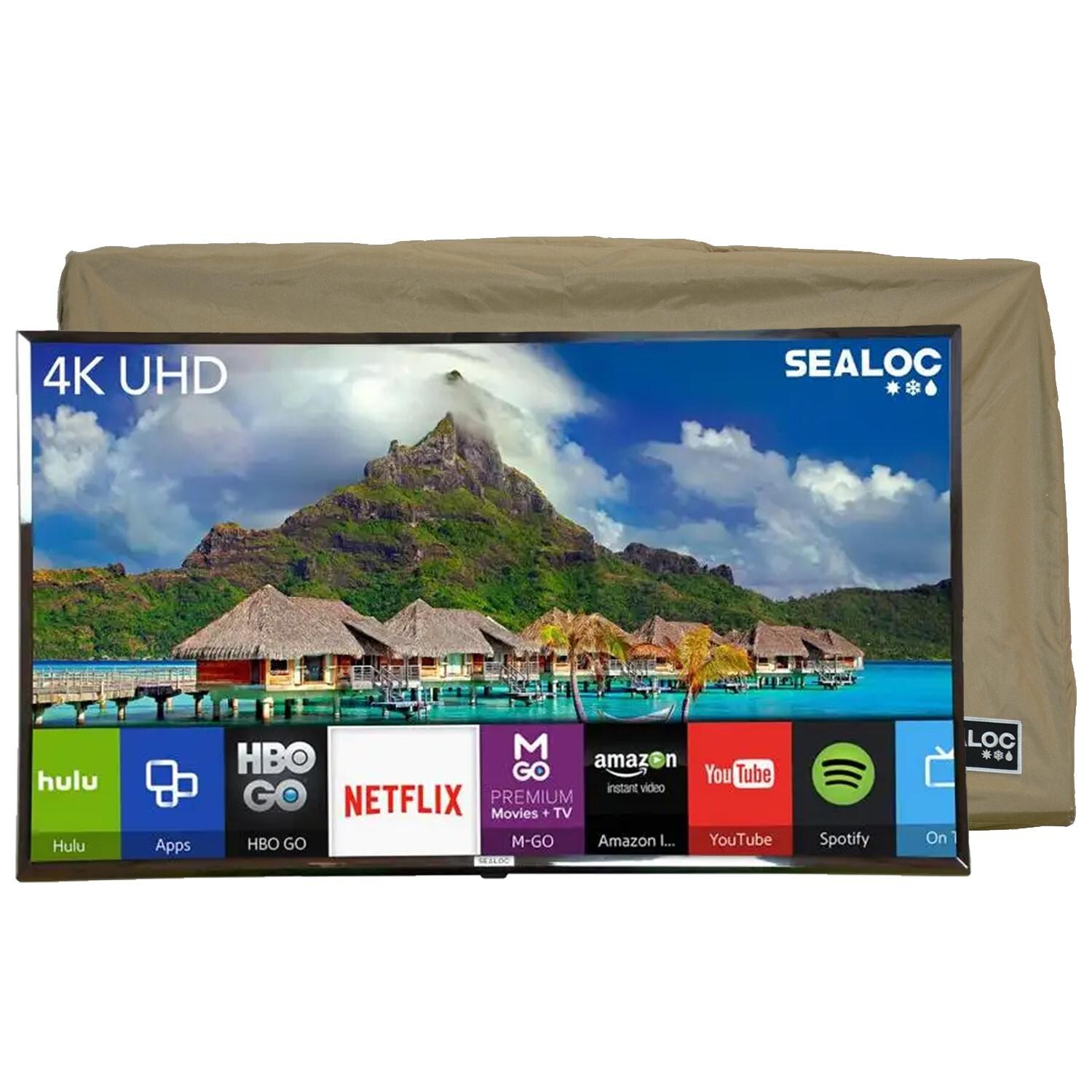 Sealoc Lanai Gold Series 43 Inch 4K LED Outdoor Smart UHDTV W/ Custom Fit TV Cover - LAN-GLD-SS43 thumbnail
