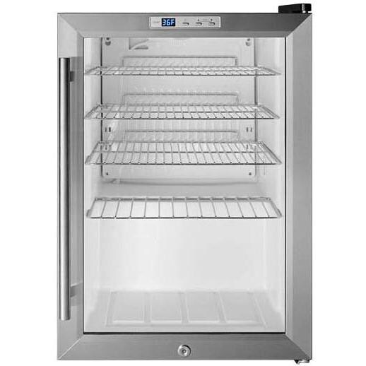 Summit Commercial 2.5 Cu. Ft. Freestanding Beverage Center - Stainless Steel - SCR312LCSS thumbnail