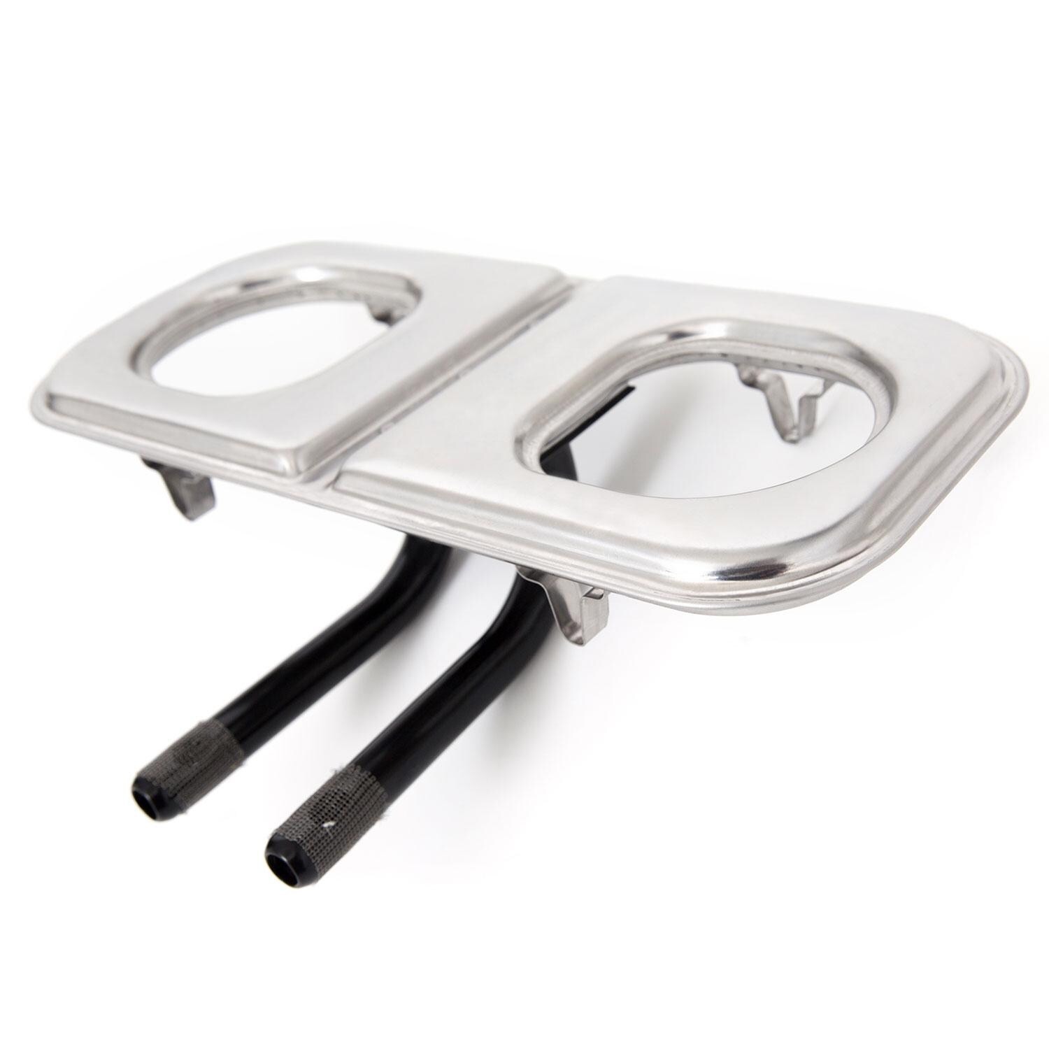 Broil King 18434 T501 Stainless Steel Infinity Burner - Side View - White Background thumbnail