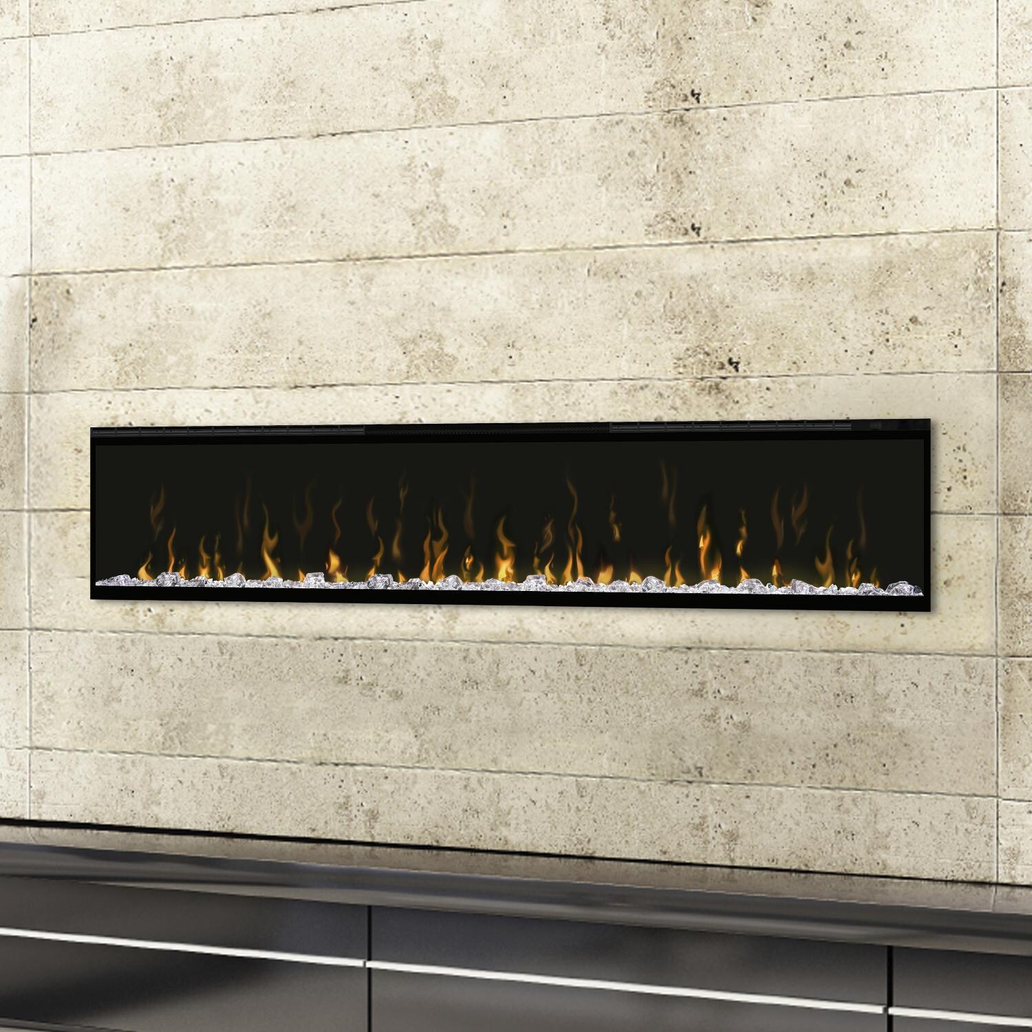 Dimplex - XLF74 - IgniteXL 74-Inch Wall Mount Electric Fireplace - Lifestyle - Main thumbnail