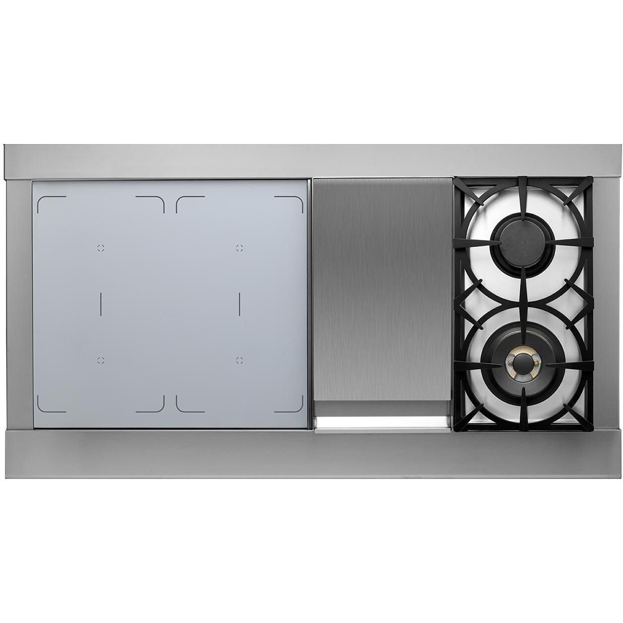 Tecnogas NEXT 48-Inch Induction Cooktop Layout thumbnail