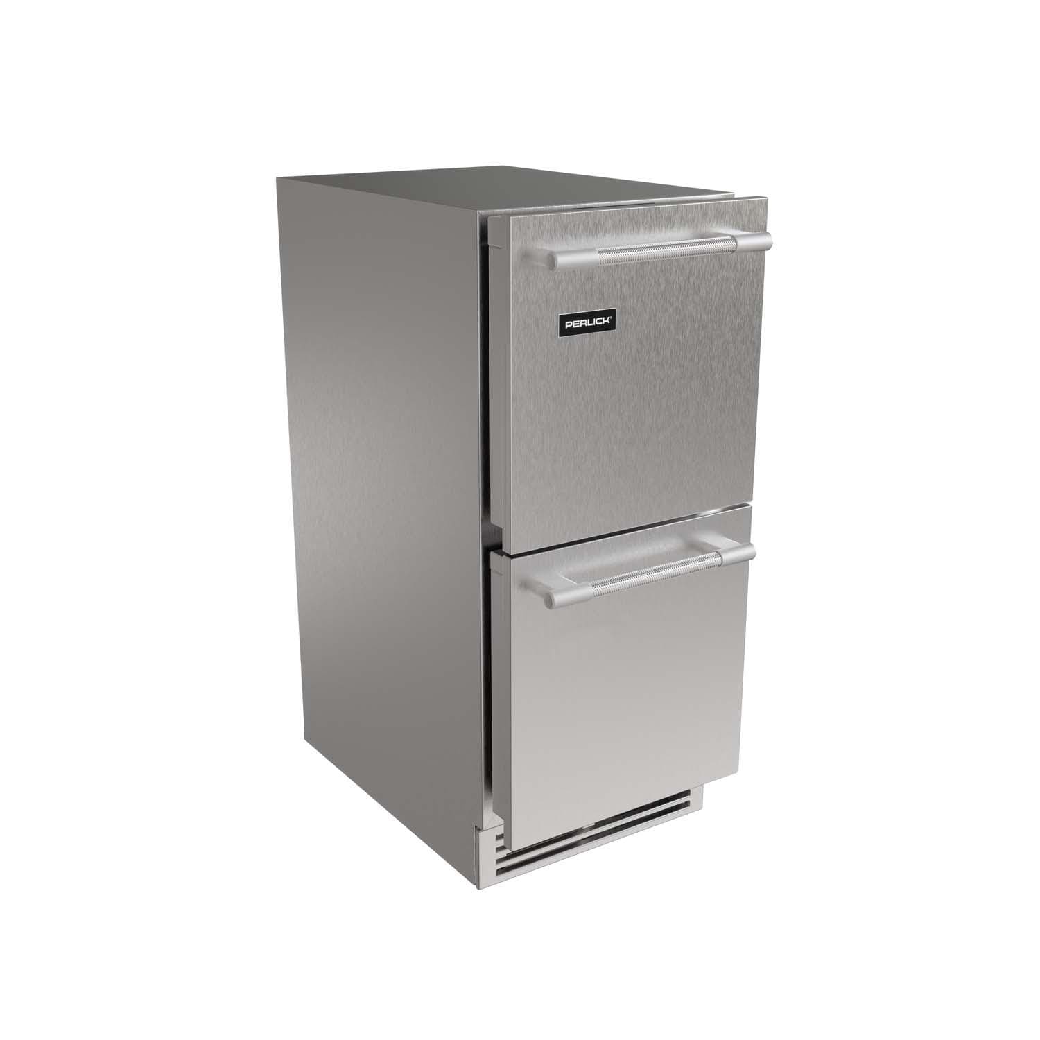 Perlick G5 Luxe 15-in 2.7 Cu. Ft. Panel Ready Refrigerator Drawers - G5RD15SL