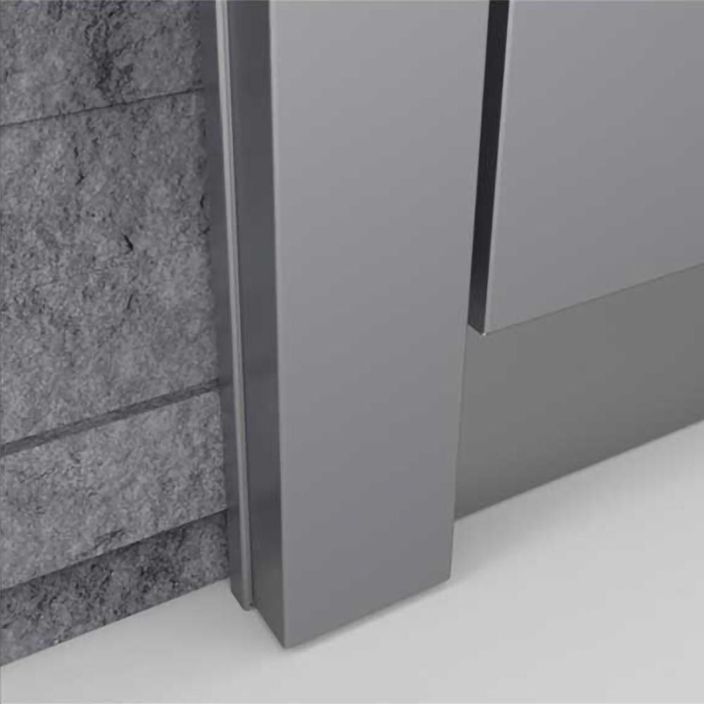 Sunstone SCC3ENDSPR 3-in Outdoor Kitchen Island Cabinet Right Corner Guard Panel - Conceals Rough Edges Down To The Floor - White Background thumbnail