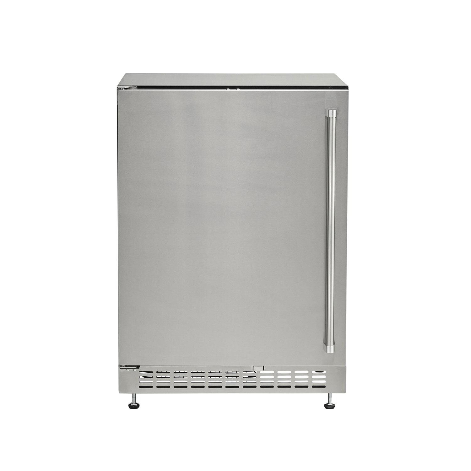 Coyote 24 Inch 5.1 Cu. Ft. Outdoor Rated Built-In Refrigerator - C124R-S