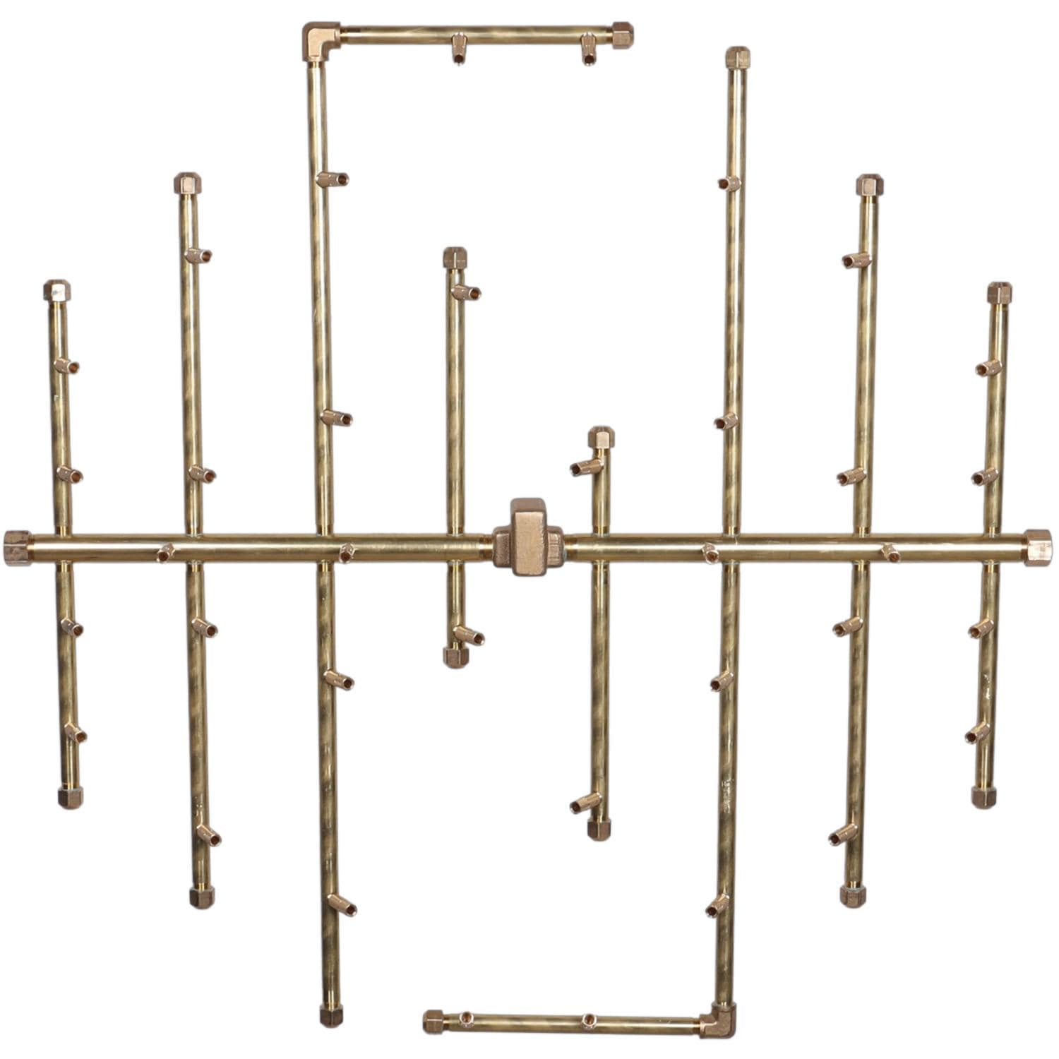 Warming Trends 30 X 29 CROSSFIRE Brass Natural Gas/Propane Burner