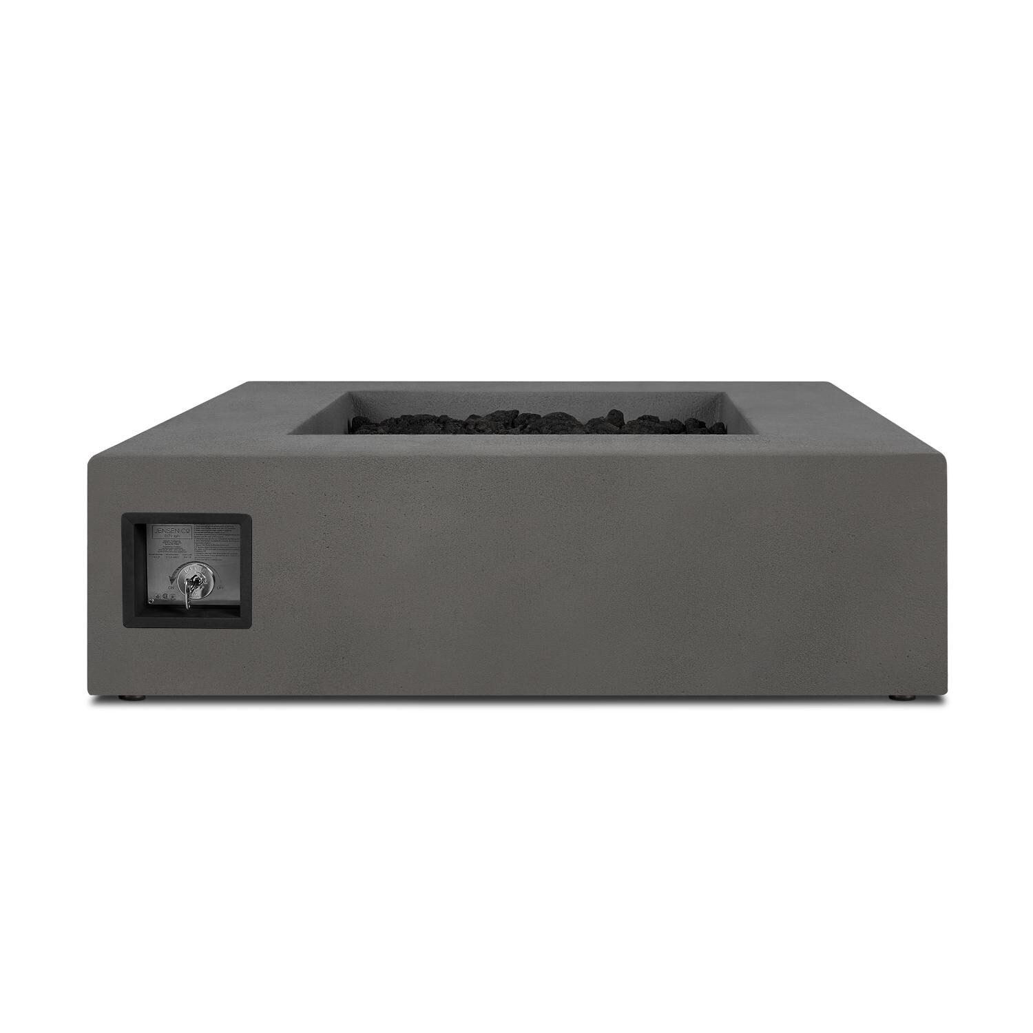 BBQGuys Signature 140NG-CBN Estes 40-Inch Square Natural Gas Fire Table - Control Panel thumbnail