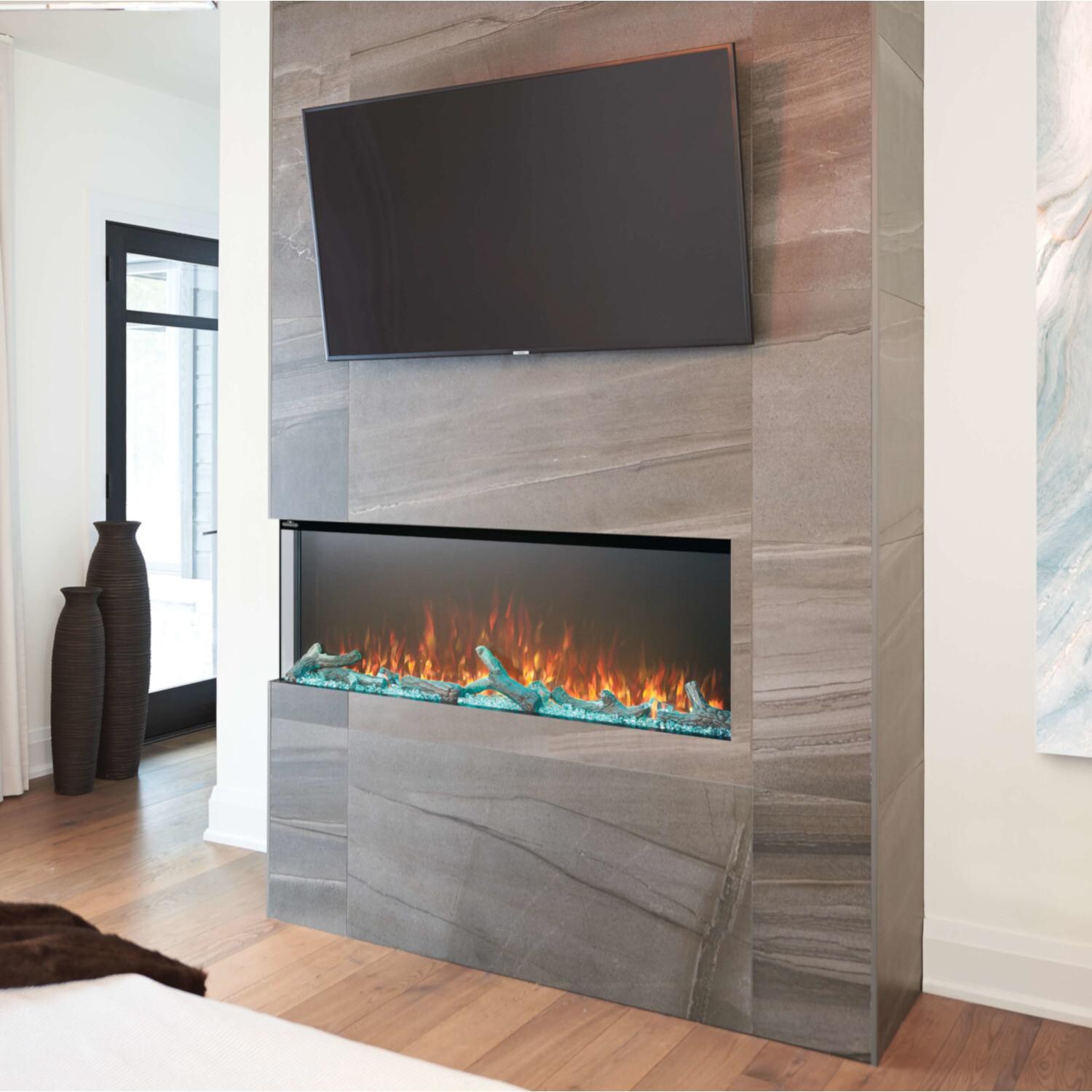 Napoleon NEFB50H-3SV 50-Inch Trivista 3-Sided Built-In Electric Fireplace - 2 sided Installation thumbnail