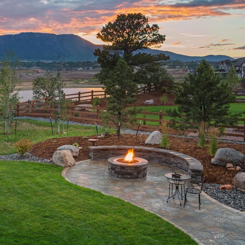 Warming Trends FC54NG Circular 54 Inch Natural Gas Ready To Finish Fire Pit Kit - Backyard Sunset thumbnail