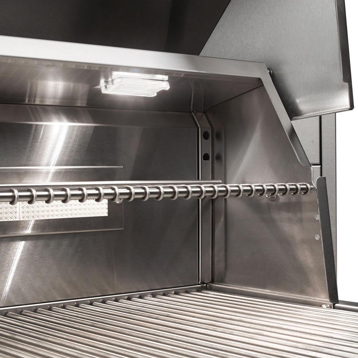 Vintage VBQ30G-L-1-KIT 30 Inc Liquid Propane Gas Grill with 2-Door Cart - Interior Light - Detail thumbnail