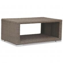 Coronado 48 X 29 Inch Rectangular Wicker Patio Coffee Table By Sunset West image
