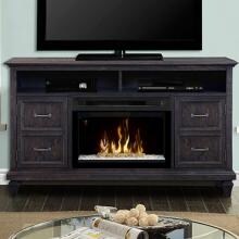 Dimplex Multi-Fire XD Solomon 62-Inch Electric Fireplace Media Console - Acrylic Ice Embers - Weathered Grey - GDS25GD-1594WG image
