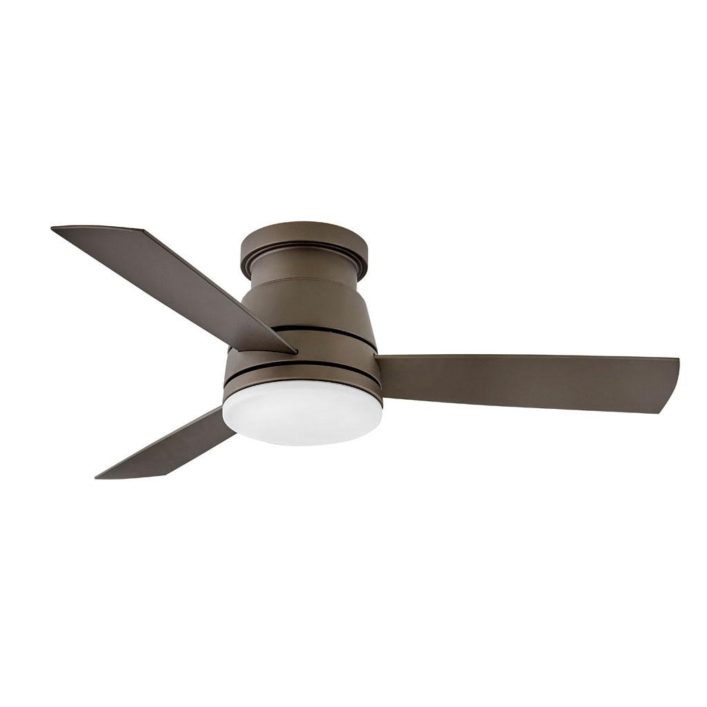 Hinkley Lighting 902744FMM-LWD Trey 44 Inch Indoor / Outdoor Ceiling Fan W/ LED Lighting - Metallic Matte Bronze thumbnail
