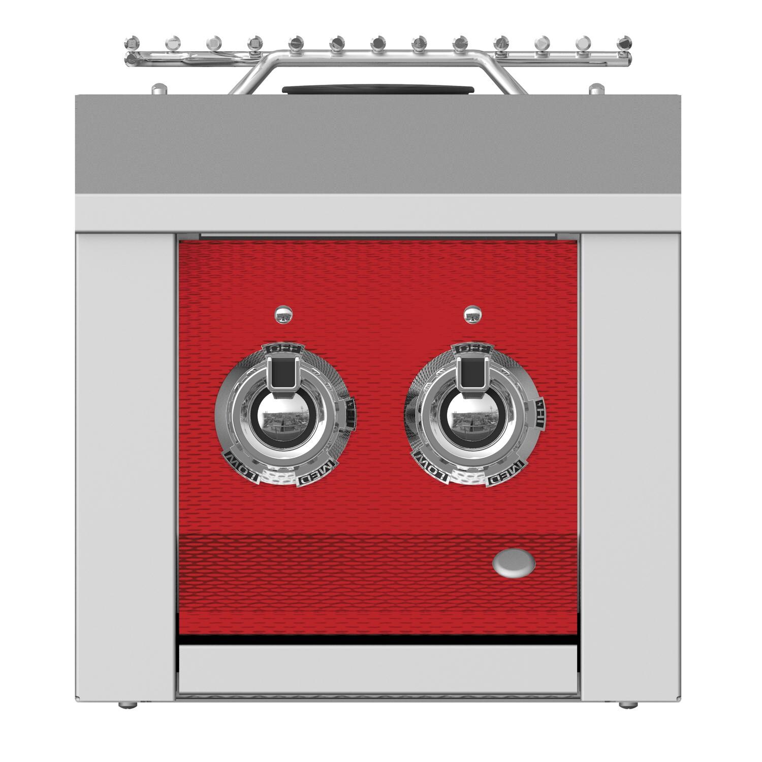 Aspire By Hestan Built-In Propane Gas Double Side Burner - Matador - AEB122-LP-RD thumbnail