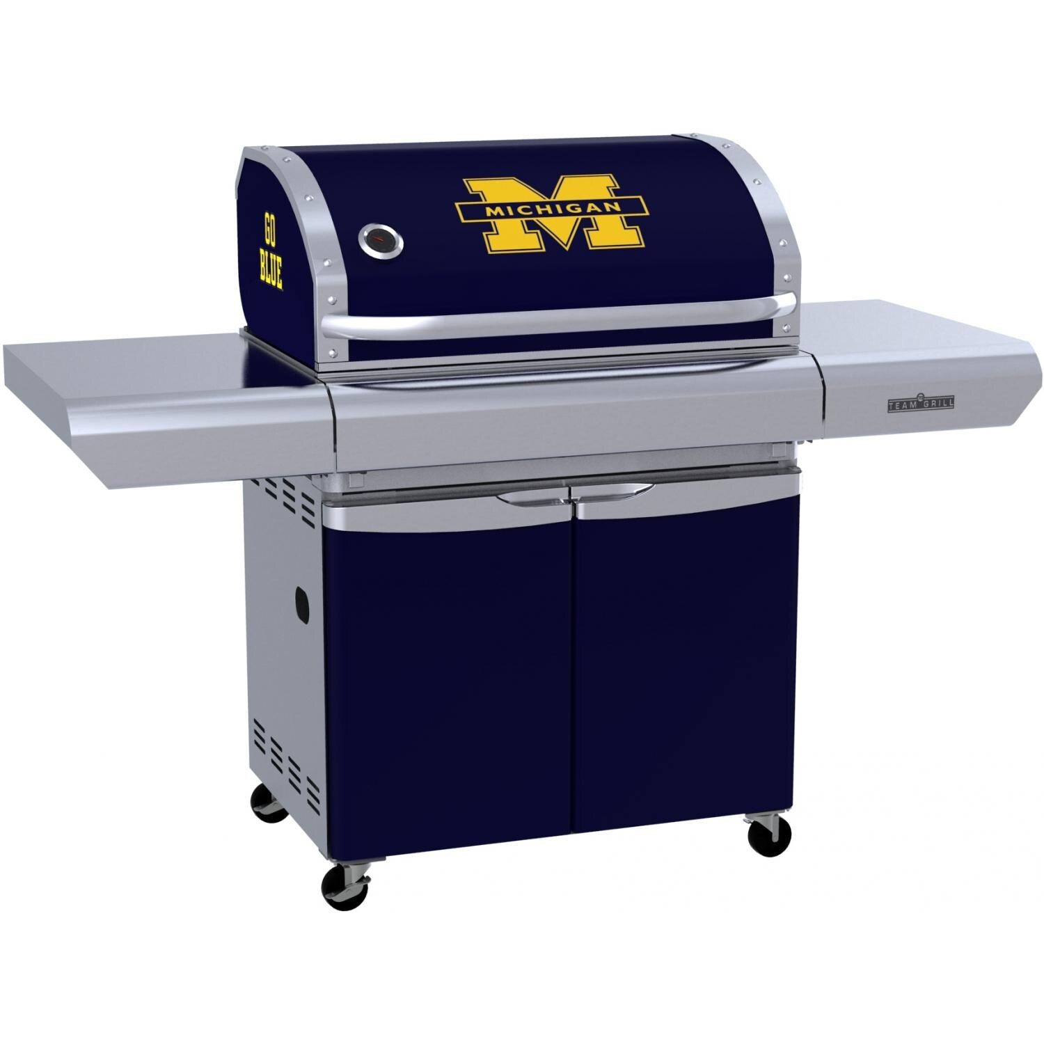 Team Grill Michigan Wolverines MVP Propane Gas Grill BBQGuys