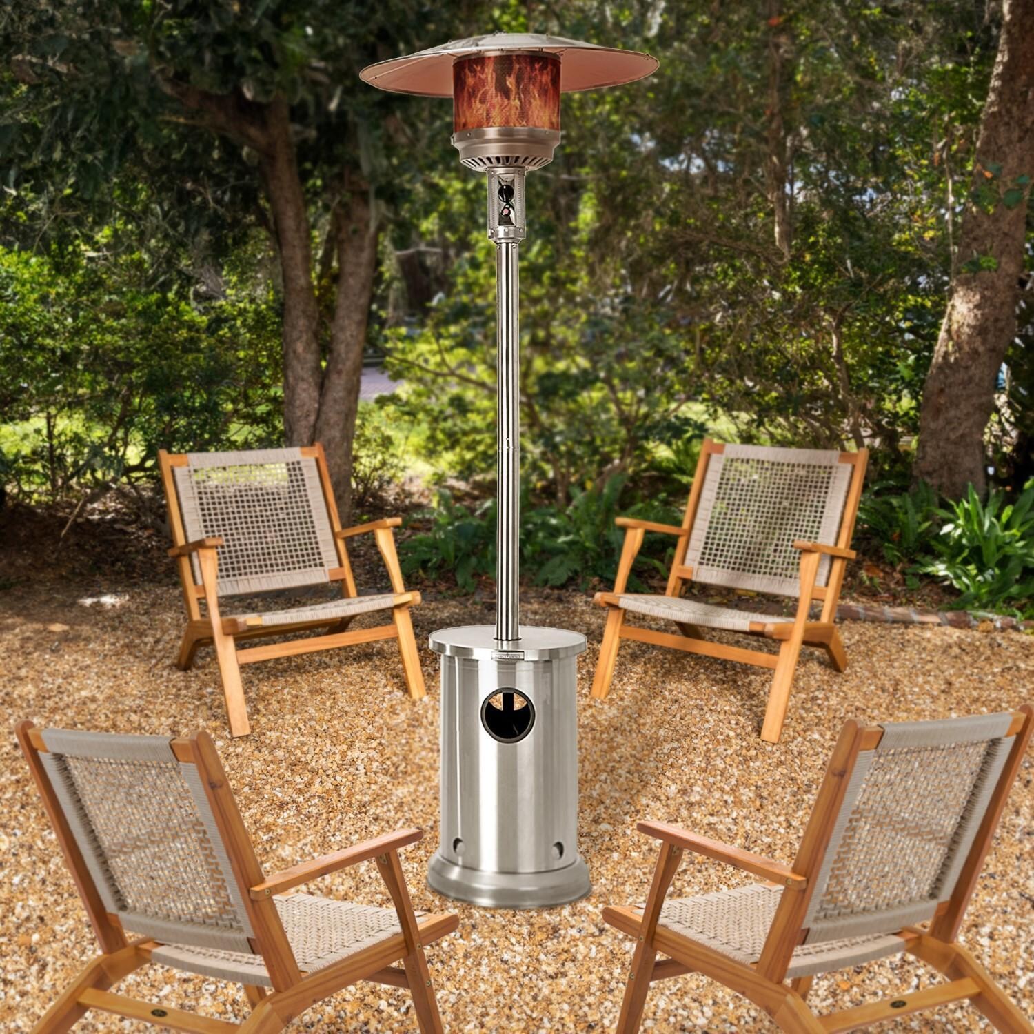 Crewview 5 Pc Woven Rope Seating Set in Natural by Ultimate Patio