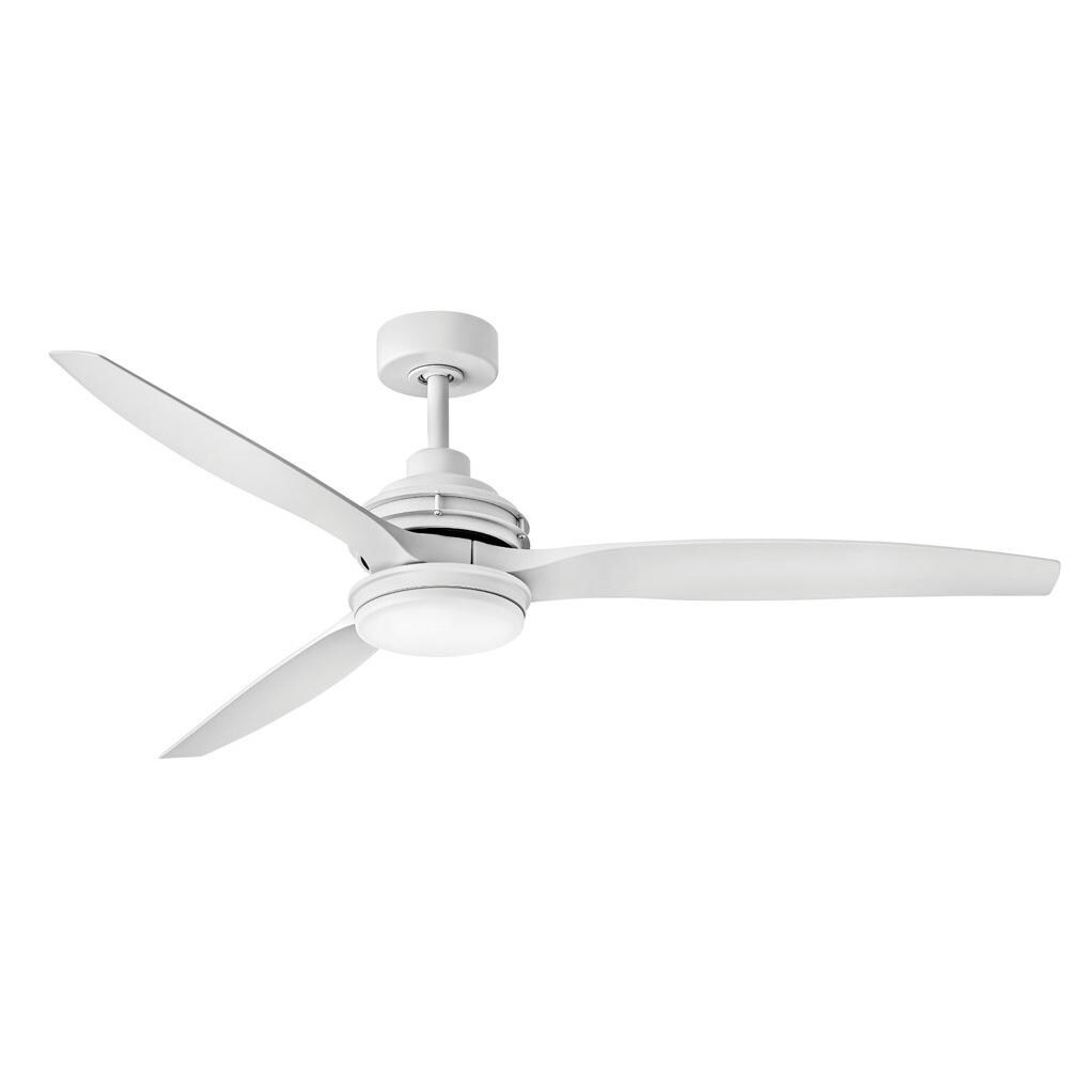 Hinkley Lighting Artiste 60-Inch LED Indoor / Outdoor Ceiling Fan - Matte White - 900160FMW-LWD