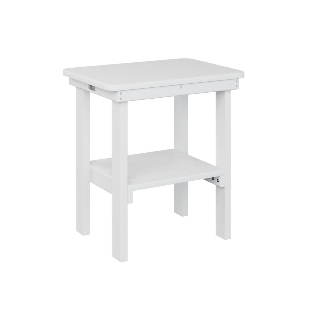 Berlin Gardens Rectangular End Table - White thumbnail