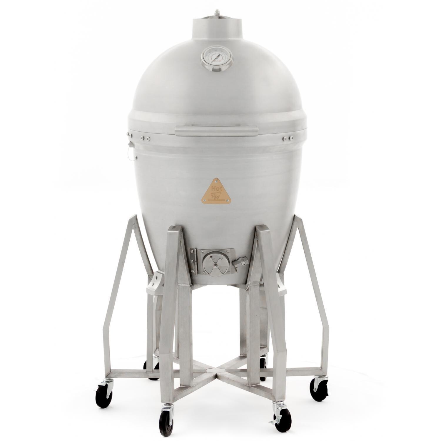 Blaze - BLZ-20-KAMADO - 20-Inch Cast Aluminum Kamado Grill W/ Stainless Steel Cart thumbnail