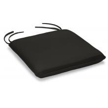 Mera Sunbrella Canvas Black Small Outdoor Replacement Seat Cushion By Oxford Garden