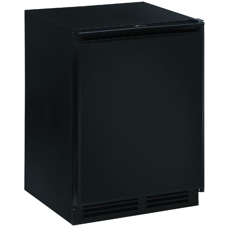 U-Line 2.5 Cu. Ft. Compact Refrigerator / Ice Maker With Pump - Black - CLRCO2175B