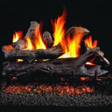 Peterson Real Fyre 30-Inch Coastal Driftwood Gas Log Set With Vented Natural Gas G45 Burner - Basic On/Off Remote