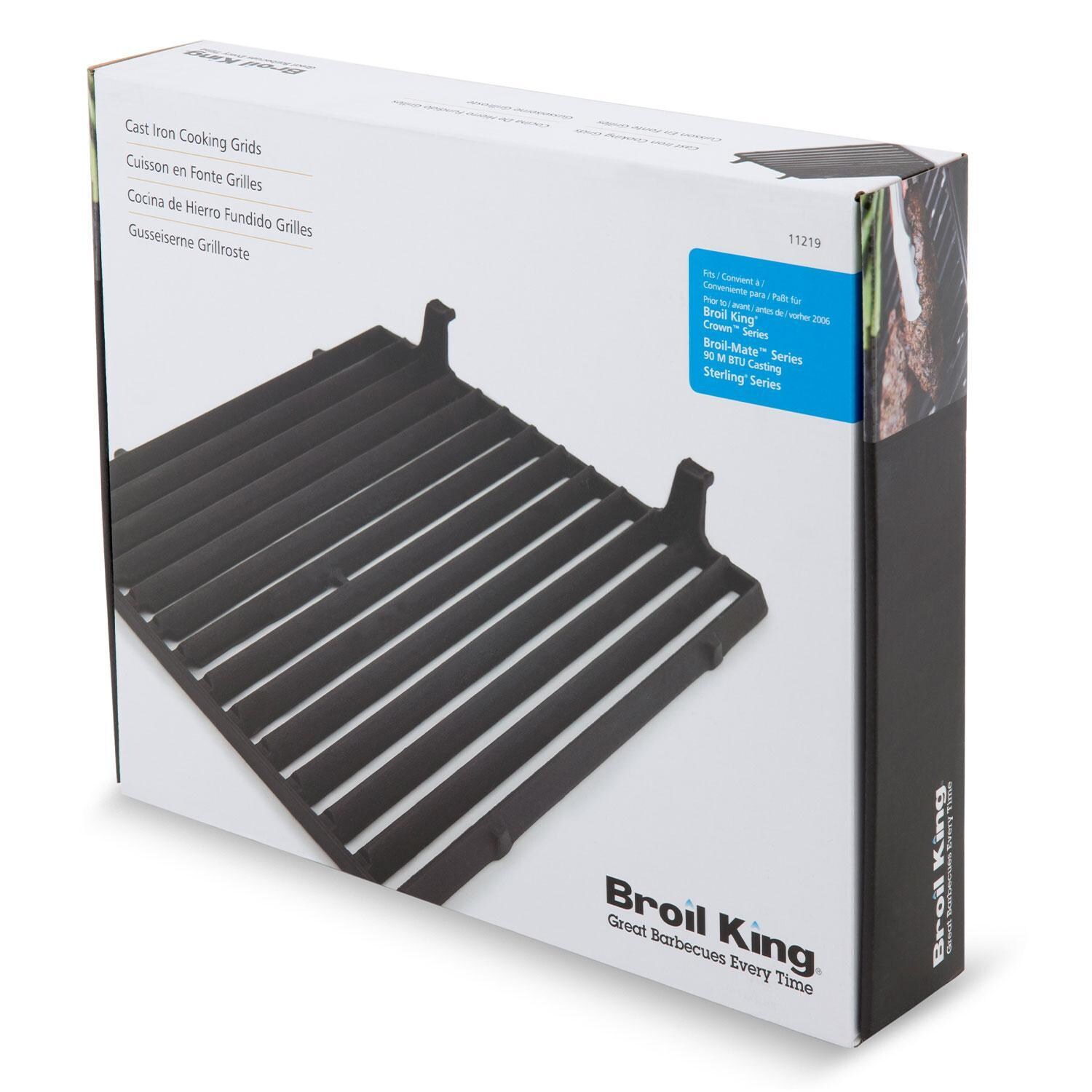 Broil King 11219 15 X 12 2 Pc Cast Iron Cooking Grids - Packaging Box - White Background thumbnail