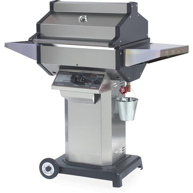 Phoenix Stainless Steel Natural Gas Grill Head On Stainless Steel Pedestal Cart With Aluminum Base - SDSSOCN thumbnail
