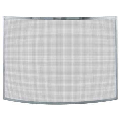 UniFlame 41 Inch Pewter Single Panel Fireplace Screen