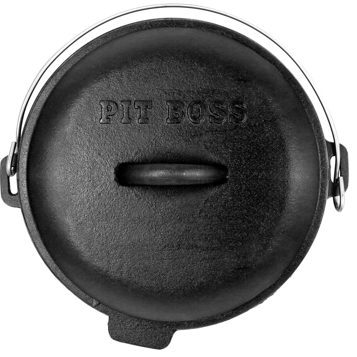 Pit Boss - 68013 - 12-Inch Pre-Seasoned Cast Iron Camp Oven w/ Lid - Top thumbnail