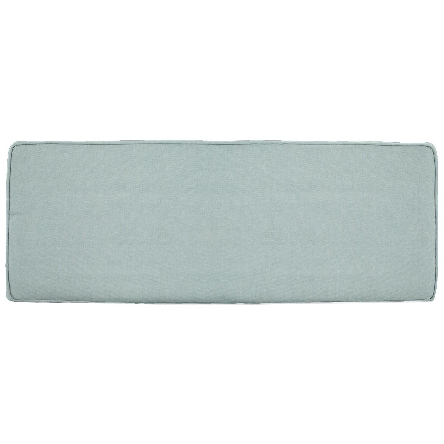 Sunbrella Canvas Spa Small Outdoor Replacement Bench Cushion W/ Piping By UltimatePatio.com thumbnail