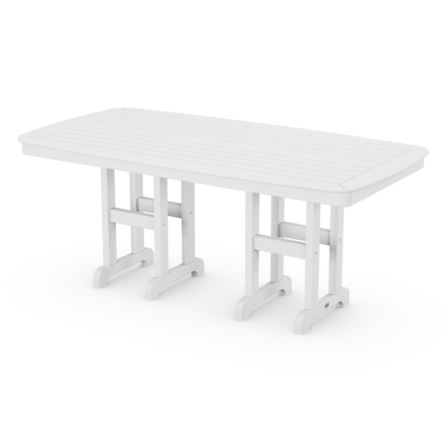 POLYWOOD PWS625-1-WH Vineyard 7-Piece Dining Set - Table thumbnail