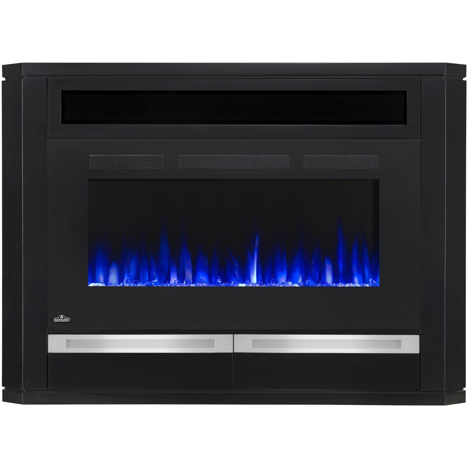 Napoleon NEFP42-1815B 54-Inch Alanis Electric Fireplace Media Console - Black - Blue Flames thumbnail