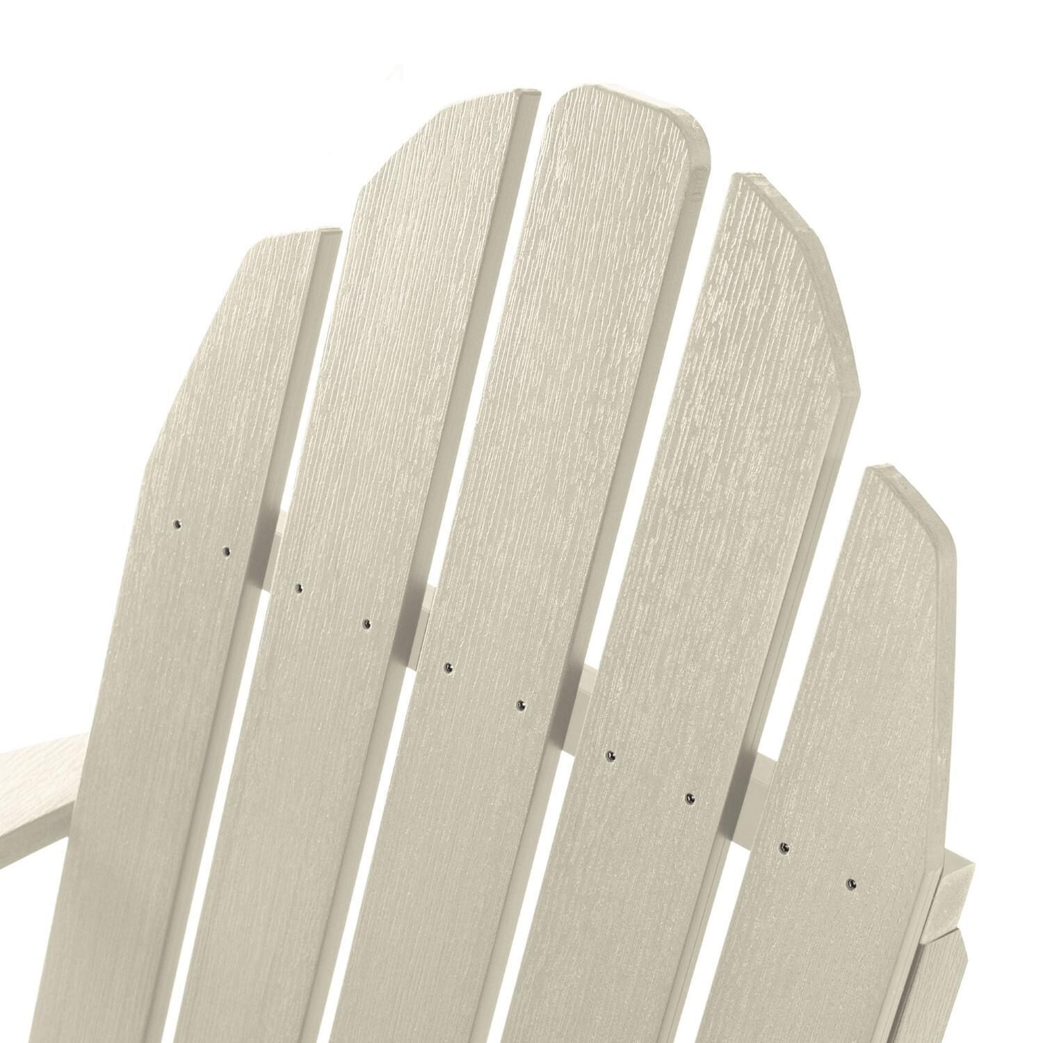 Lakeview The Charmville Adirondack Chair - Whitewash - Headrest thumbnail
