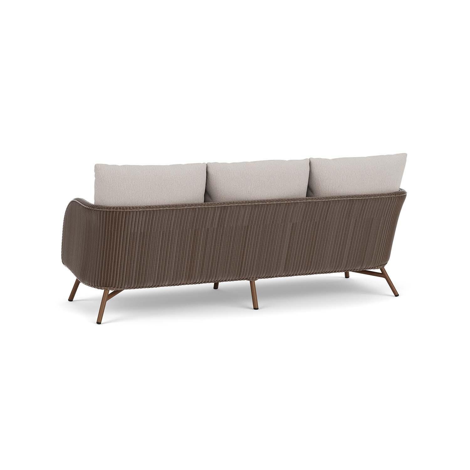 Lloyd Flanders Essence Sofa W/Remy Cloud Fabric - Bark Finish - Back Left thumbnail