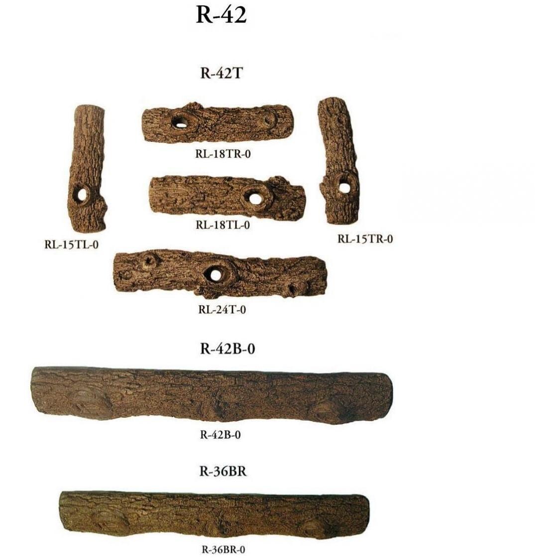 Peterson Real Fyre Golden Oak Log Breakdown thumbnail