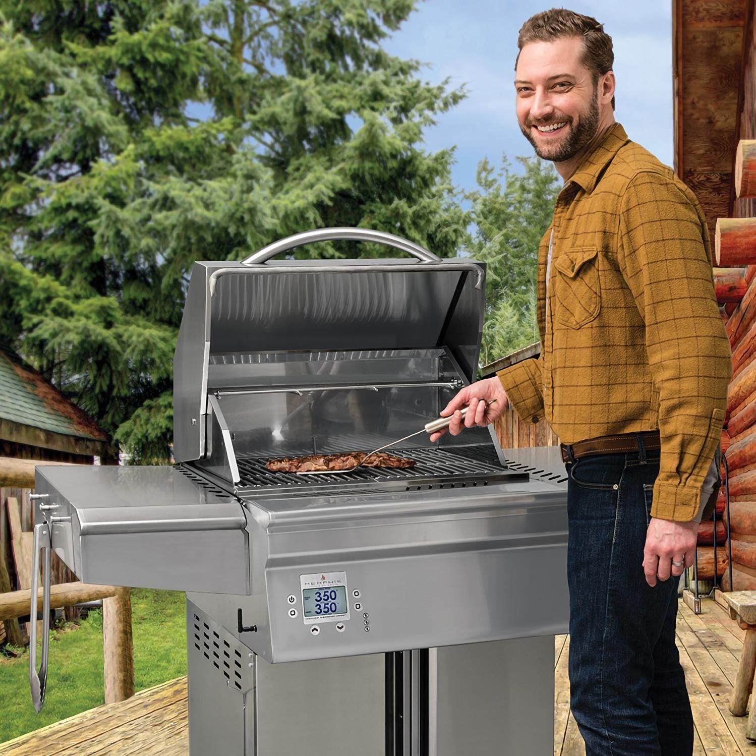 Memphis Grills BGSS26 - Beale Street Wi-Fi Monitored Pellet Grill - Lifestyle View thumbnail