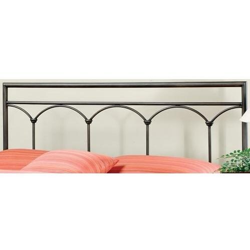 Hillsdale McKenzie Brown Steel Metal Headboard With Frame - Twin - 1092HTWR