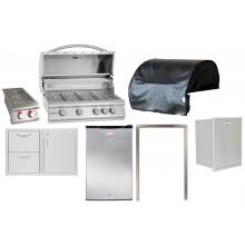 Blaze 7-Piece 32-Inch Natural Gas Outdoor Kitchen Package image