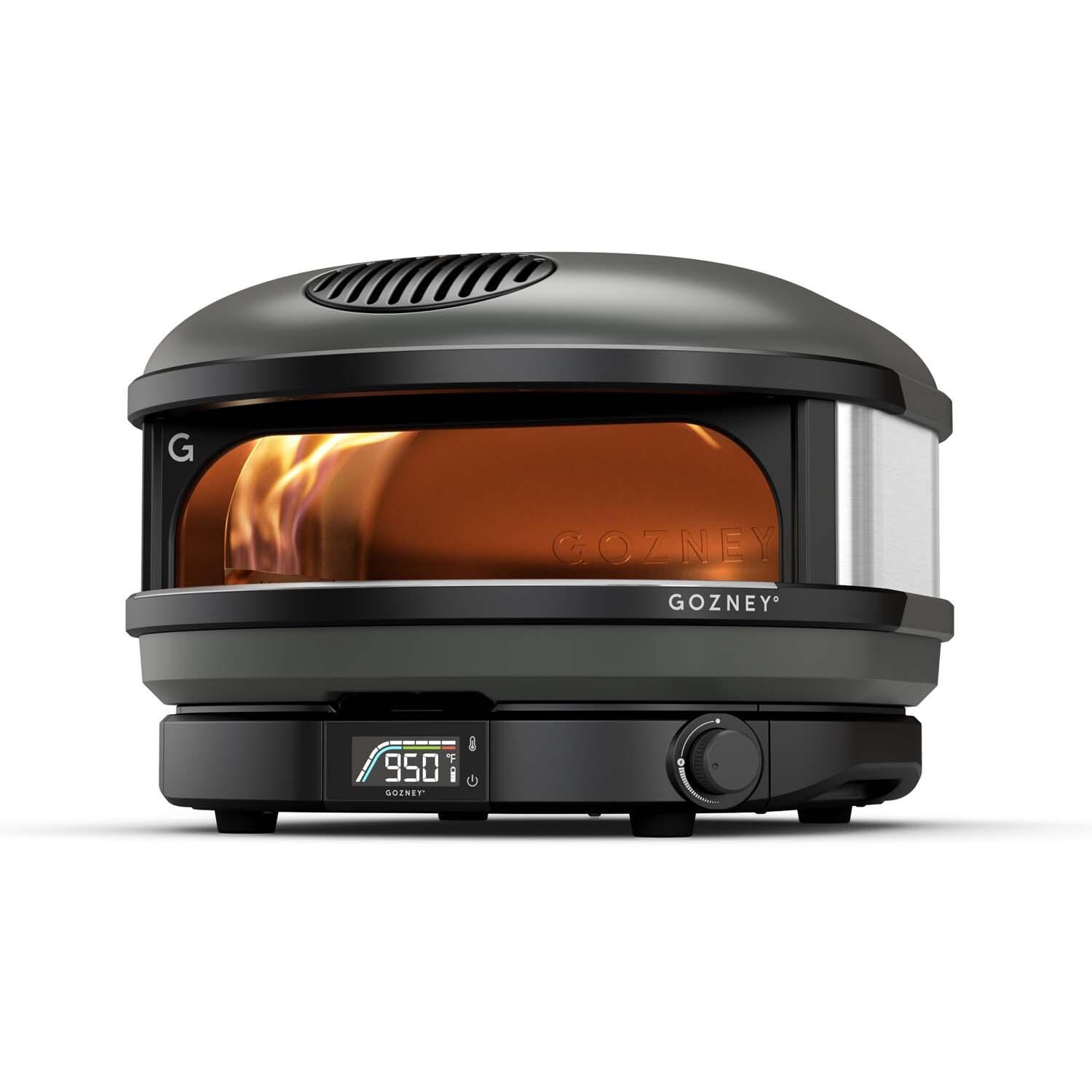 Gozney GAPOBUS1425 Arc Propane Pizza Oven - Black - Angled Left View - White Background thumbnail