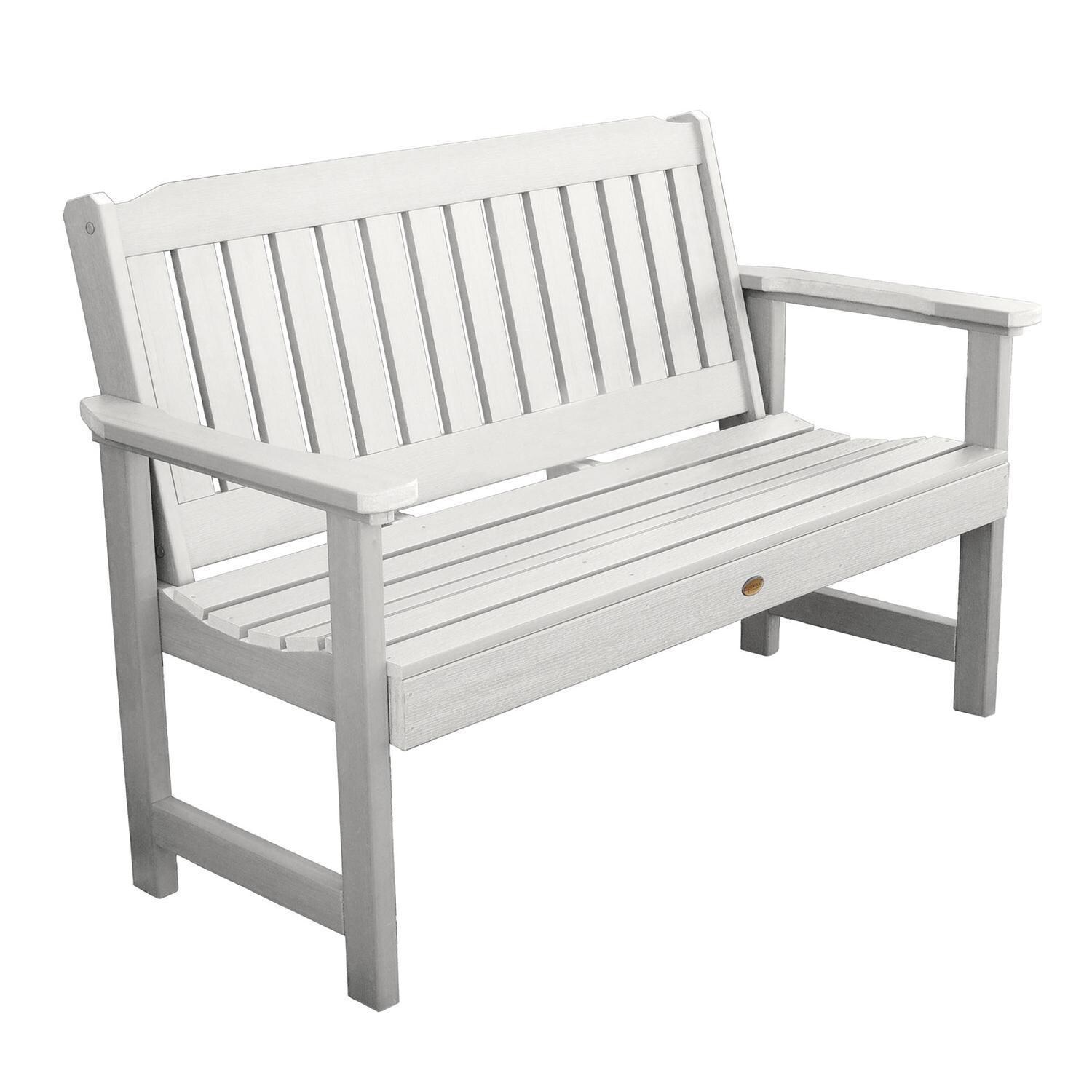 Lakeview Hart Lane Garden Bench - 5ft - White - White Background thumbnail