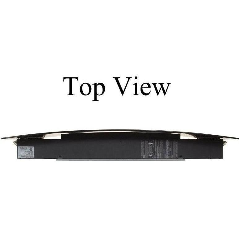 Celsi GL2029USC Curved Electric Wall Mount Fireplace Top View thumbnail