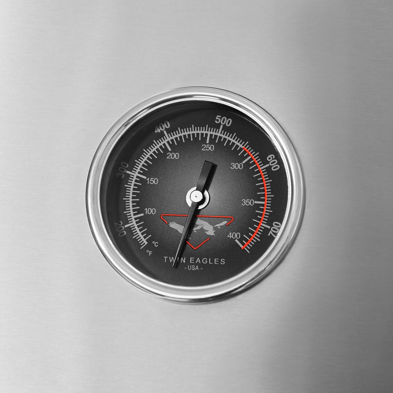 Twin Eagles 30-Inch 2-Burner Propane Gas Grill - Temperature Gauge
