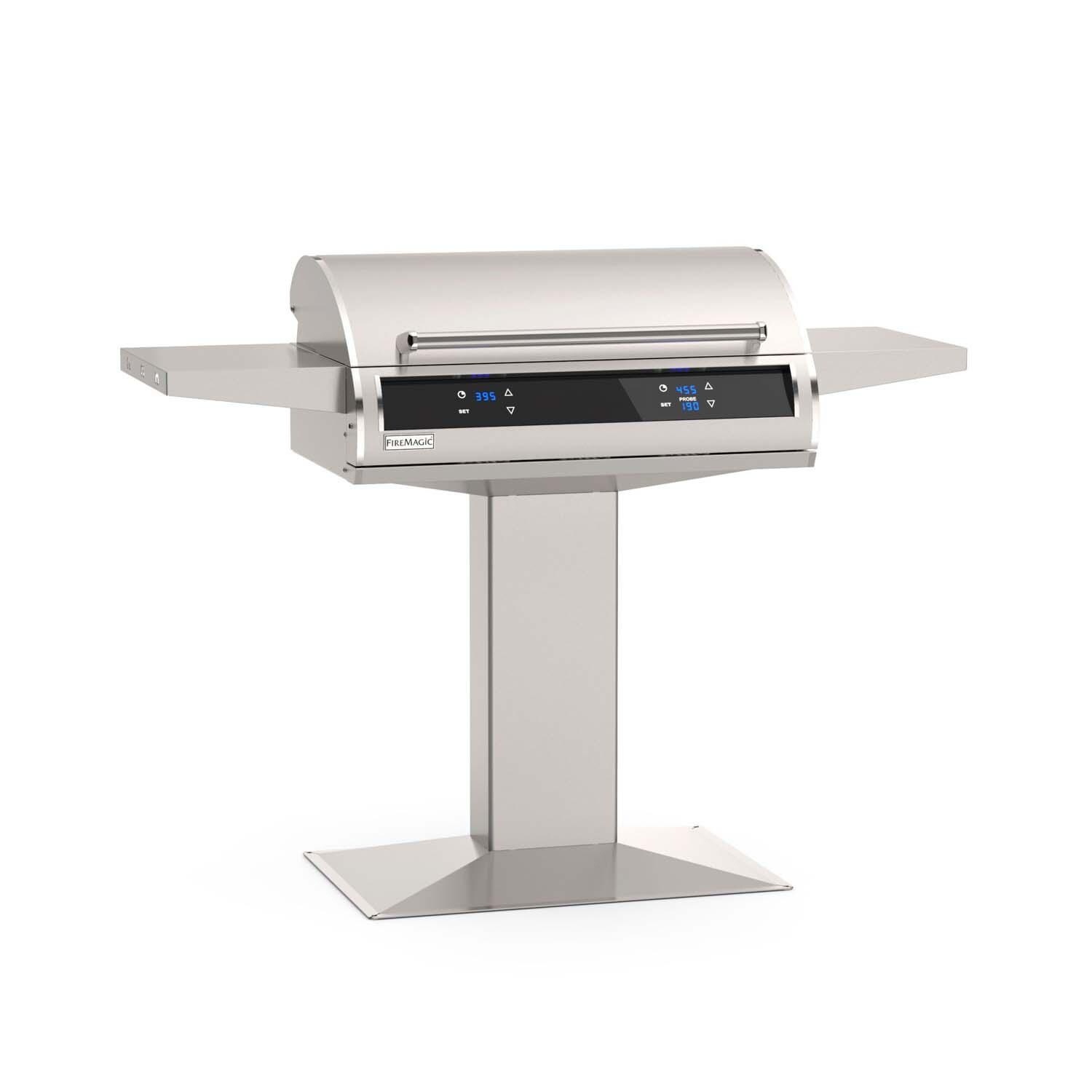Fire Magic EL500s-4Z1E-AP EL500s Patio Post-Mount Electric Grill, Accessible Height with Two Controls - White Background thumbnail