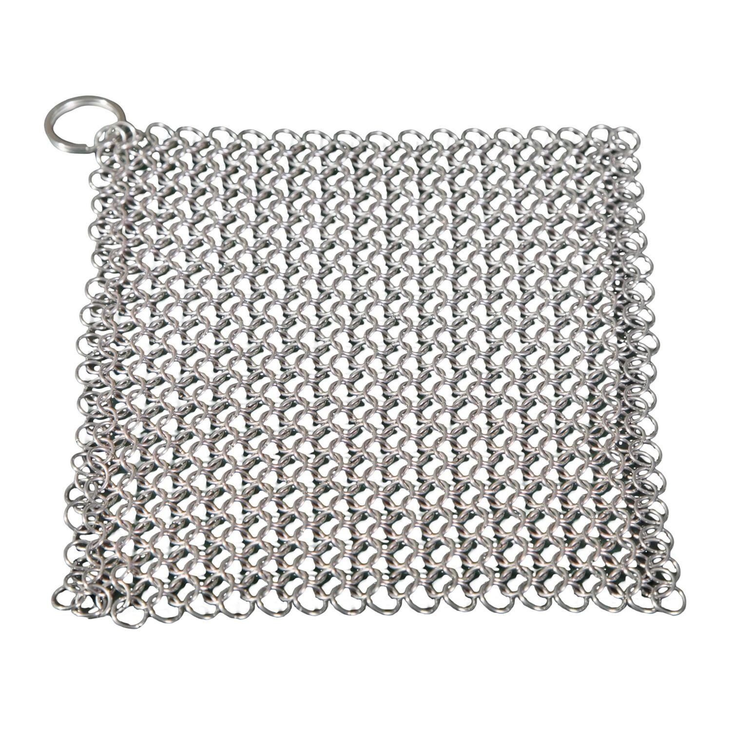 Camp Chef 7Inch Stainless Steel Chain Mail Scrubber CMS7 BBQGuys